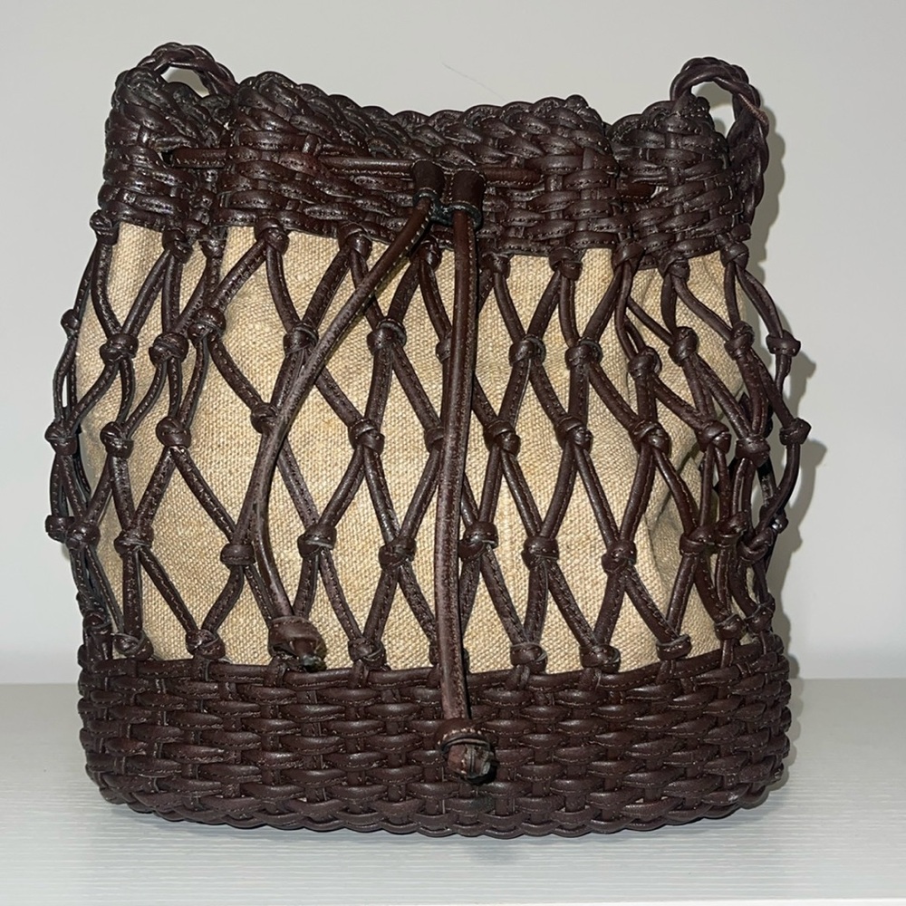 Talbots Bucket Bag Vintage USED - LIVE SHOW!